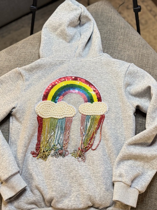 Lola + The Boys Other - Lola and the Boys rainbow hoodie